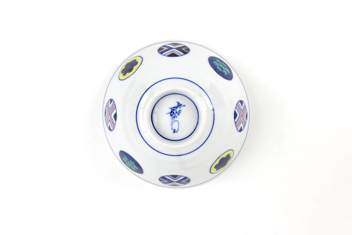 ご飯茶碗大 丸紋遊童子