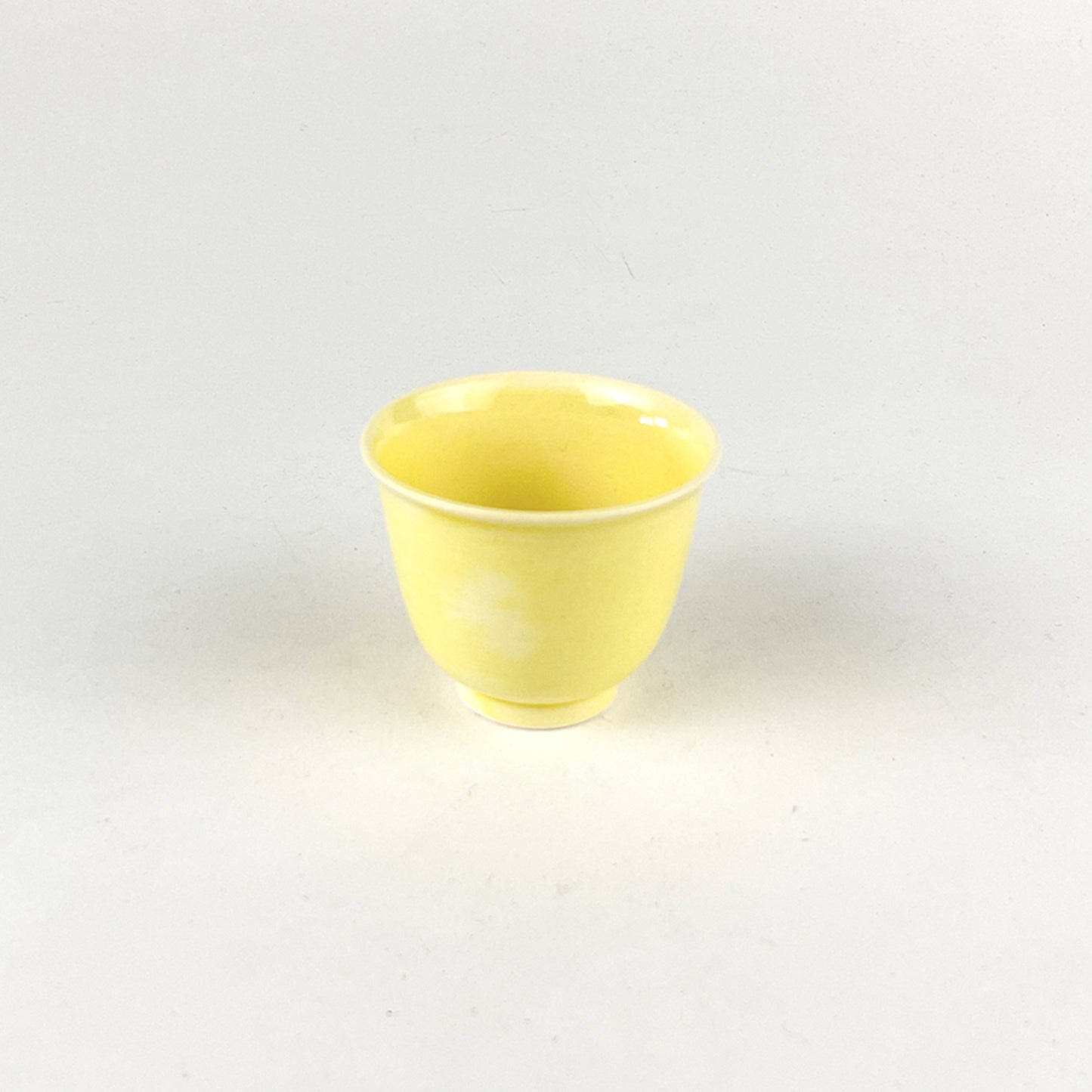九谷瓷器 茶杯 黄