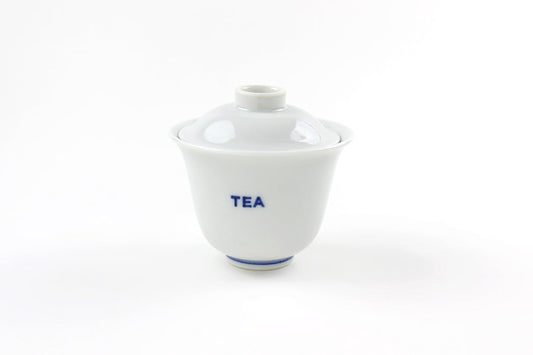 薑会 蓋碗 白“TEA字”