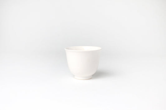 薑会 九谷瓷器 茶杯 白