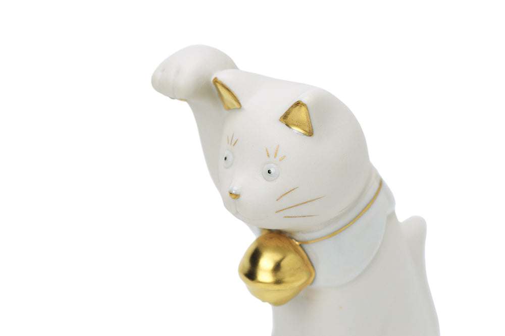 【3%寄付】ちょうえもん招猫 鈴鳴り 金鈴 右手