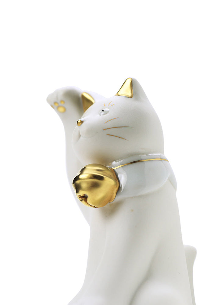 【3%寄付】ちょうえもん招猫 鈴鳴り 金鈴 右手