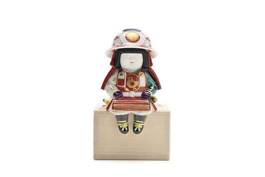 お茶碗武者 金彩瓔珞文兜【4月13日より順次発送】