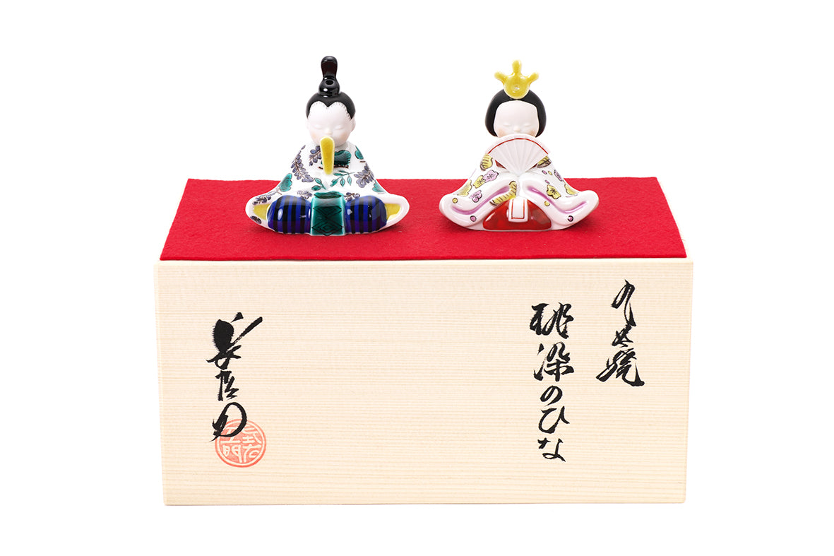 桃染のひな　松に梅・松に藤