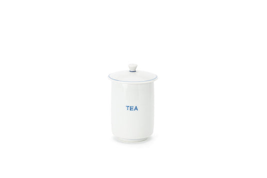 蓋付湯呑 白“TEA字”